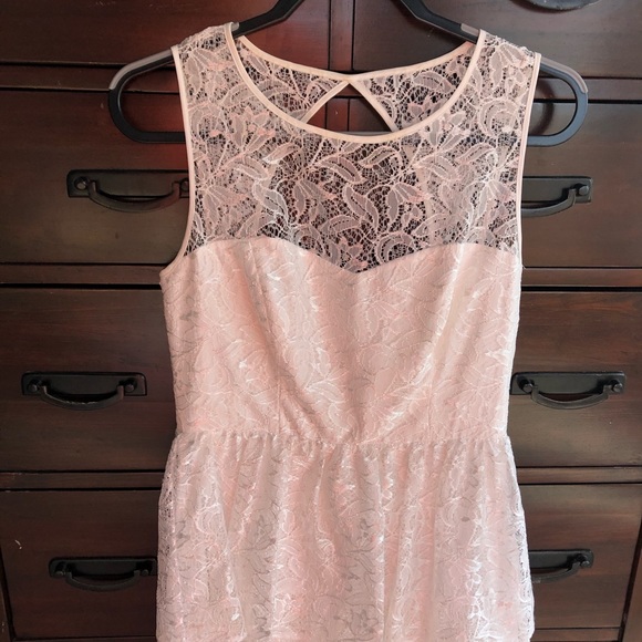BCBG MAX & CLEO White Lace Dress, sz. 8 - Picture 6 of 7